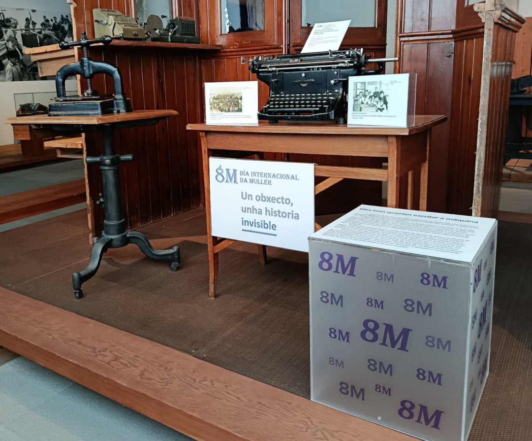 Instalación na sala da industria conserveira