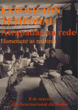 Cartel da exposición Atrapadas na rede
