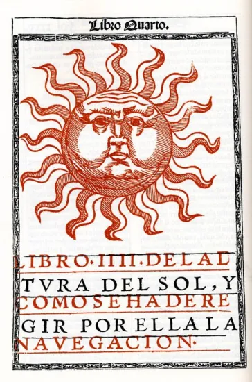 Detalle dun sol de Arte de Navegar